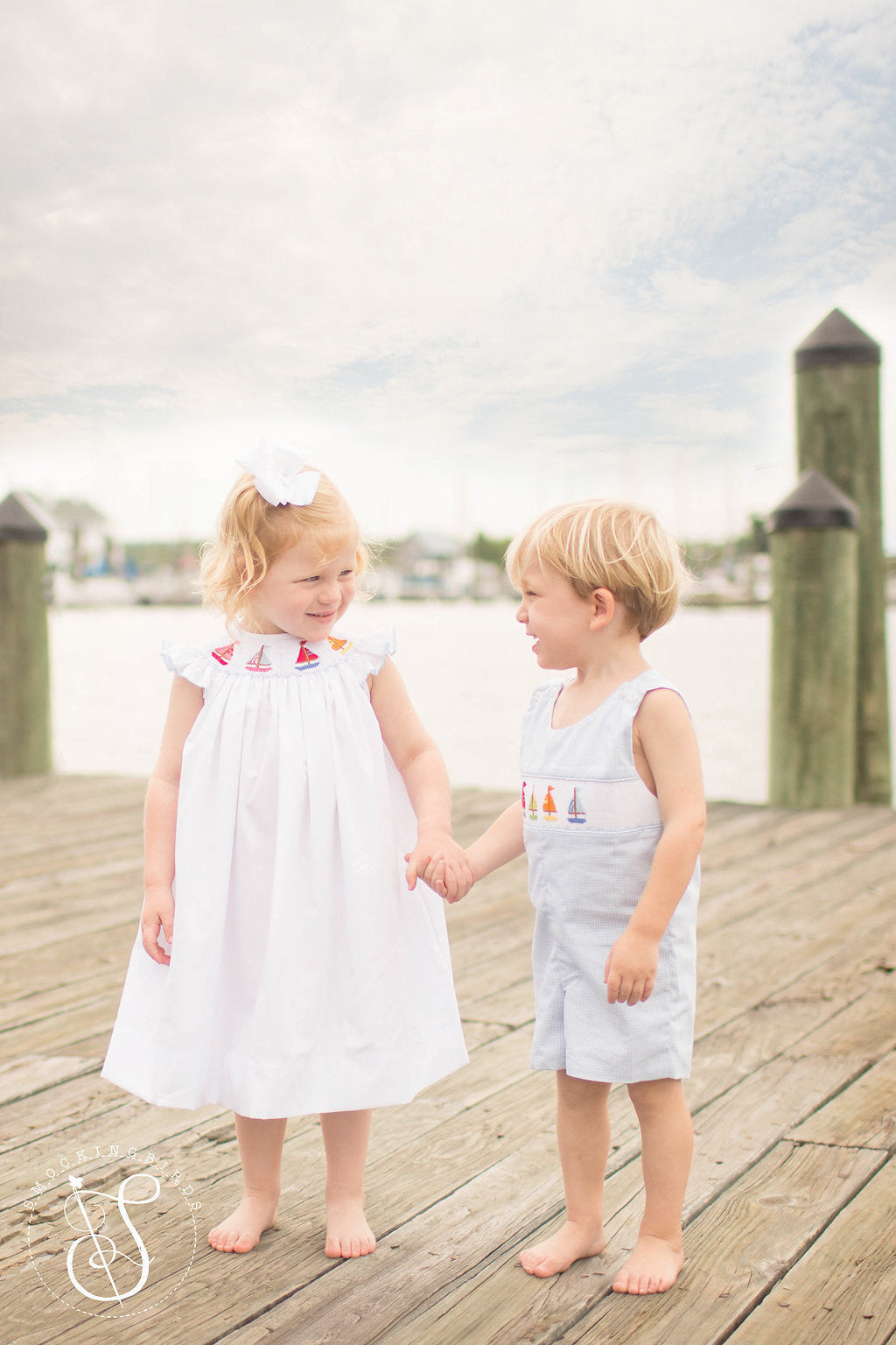 Girls Sailboat Bishop - Smockingbirds